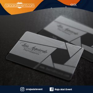 kartu nama transparan 2