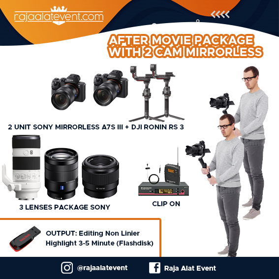After Movie Package W_ 2 CAM 4K A7s III