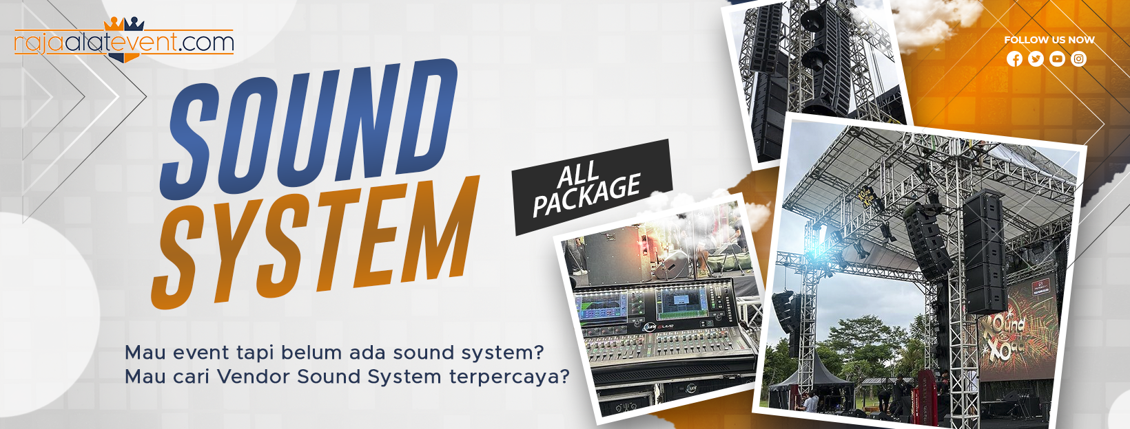SOUND SYSTEM BANNER
