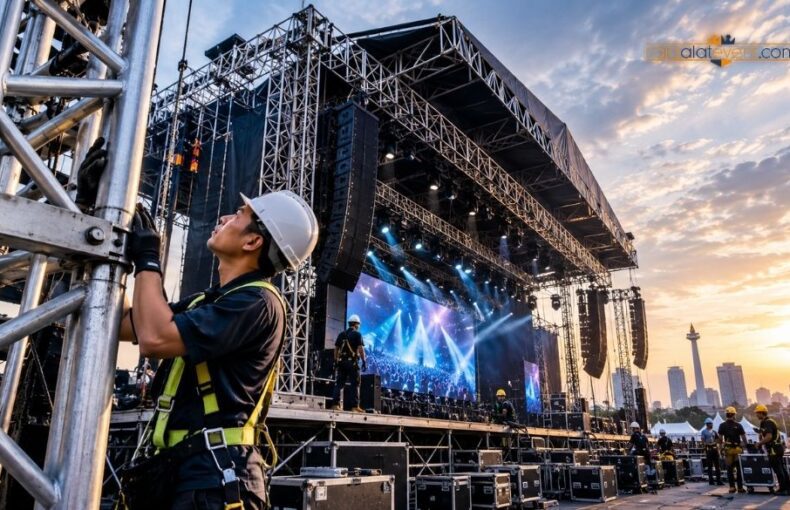 sewa panggung rigging event Jakarta