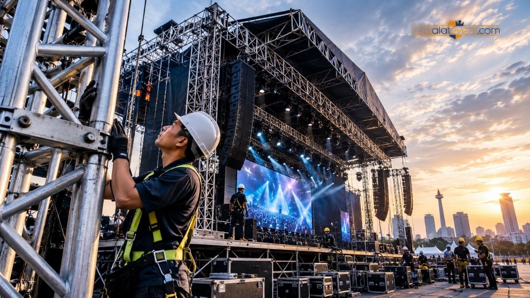sewa panggung rigging event Jakarta